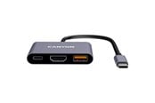 USB hub - Canyon DS-4 3-i-1 USB-C Hub 4K HDMI, Grå USB hub - 3 ports - Grå - CNS-TDS4