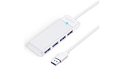 USB hub - ORICO PAPW4A-U3 USB Hub 4-port 4x USB-A 3.0 1 m - white USB hub - USB 3.0 - 4 ports - Hvid - PAPW4A-U3-10-WH-EP