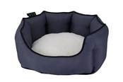 Hunde - Nobby ECO Komfort seng oval ESAT 45 cm Mørkegrå - L61842