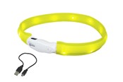 Hunde - Nobby LED halsbånd bred VISIBLE L Gul - L77036