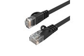 Netværkskabel - ORICO PUG-C7B CAT7 10Gbps RJ45 Ethernet Network Cable Internet LAN Flat 3m - Black - PUG-C7B-30-BK-EP-HU