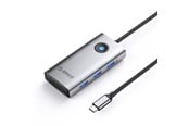 USB hub - ORICO PW11 6in1 USB-C Docking Station 3x USB-A 3.0 1x USB-C PD 100W 1x HDMI 4K 30Hz 1x RJ45 2.5G Ethernet - Gray USB hub - USB 3.0 - 6 ports - Grå - PW11-6P25R-GY-EP