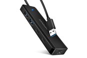 USB hub - AXAGON HUE-C2A interfacehub USB hub - 4 ports - Sort - HUE-C2A