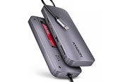 USB hub - AXAGON HMC-6GM2 USB 10Gbps hub USB-A USB-C HDMI M.2 SD/mSD PD 100W USB-C USB hub - HMC-6GM2