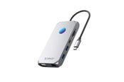 USB hub - ORICO XCR 12in1 RGB USB-C Docking Station USB hub - USB 3.1 - 12 ports - Grå - XCR-X2-GY-BP
