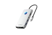 USB hub - ORICO XCR 12in1 RGB USB-C Docking Station USB hub - USB 3.1 - 12 ports - Sølv - XCR-X2-SV-BP
