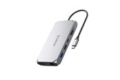 USB hub - ORICO XCR 12in1 USB-C Docking Station USB hub - USB 3.1 - 12 ports - Grå - XCR-X33-GY-BP