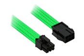 Strømkabel (ekstern) - Nanoxia Single Sleeve - power extension cable - 6 pin PCIe power to 6 pin PCIe power - 30 cm - NX6PV3ENG