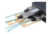 Netværkskabel - LevelOne 100GBase-SR4-AOC direct attach cable - 1 m - Blå - AOC-0501