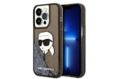 Mobil - Covers & Cases - Karl Lagerfeld KLHCP14LLNKHCK iPhone 14 Pro 6.1" black/black hardcase Glitter Karl Head - 3666339086824