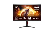 Skærm - 27" AOC CQ27G4Z2 QHD 2560x1440 260Hz 1500R Curved Fast VA - CQ27G4Z2