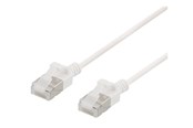 Netværkskabel - Deltaco patch cable - white - Hvid - UFTP-1068