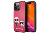 Mobil - Covers & Cases - Karl Lagerfeld Ikonik Karl&Choupette Case for iPhone 13 Pro / iPhone 13 - Fuchsia - 3666339027278