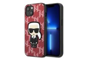 Mobil - Covers & Cases - Karl Lagerfeld KLHCP13MPMNIKPI iPhone 13 6.1" hardcase red/red Monogram Ikonik Patch - 3666339049416