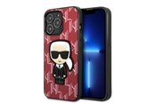 Mobil - Covers & Cases - Karl Lagerfeld KLHCP13XPMNIKPI iPhone 13 Pro Max 6.7" hardcase red/red Monogram Ikonik Patch - 3666339049430