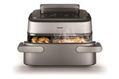 Andre køkkenapparater - Philips 5000 Series NA565 - double hot air fryer - silver/black - NA565/02