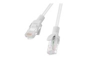 Netværkskabel - Lanberg patch cable - 3 m - grey RAL 7035 - Grå - PCU6-20CC-0300-S