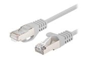 Netværkskabel - Lanberg patch cable - 25 cm - grey RAL 7035 - Grå - PCF6-20CC-0025-S