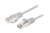 Netværkskabel - Lanberg patch cable - 1 m - grey RAL 7035 - Grå - PCF6-20CC-0100-S