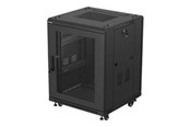 Rack skabe - Lanberg FF01 series - rack - 600 x 600 flat pack with mesh door - 15U - FF01-6615-23B