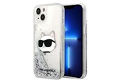 Mobil - Covers & Cases - Karl Lagerfeld KLHCP14MLNHCCS iPhone 14 Plus 6.7" silver/silver hardcase Glitter Choupette Head - 3666339086930