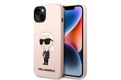 Mobil - Covers & Cases - Karl Lagerfeld KLHMP14MSNIKBCP iPhone 14 Plus 6.7" hardcase pink/pink Silicone Ikonik Magsafe - 3666339087654
