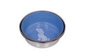 Hunde - Nobby Rustfri stålskål Wise, skridsikker, 900 ml, blå - L73811