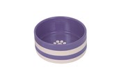 Hunde - Nobby Keramikskål - Strio, 0,60 L, Lilla - L82429