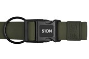 Hunde - 51 Degrees North 51 - Wanderful - Collar - Nylon - Flat - Khaki -26 - 51AWFCL5403