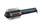 Hårtørrer - Rowenta Hårtørrer Air Brush 3D UB9720E0 - hair straightening brush/hair dryer - dark blue/copper - 1100 W - UB9720E0