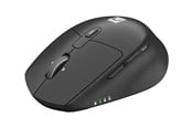Mus - Natec kite - mouse - 2.4 GHz Bluetooth - black - Mus - Optisk - 9 knapper - Sort - NMY-2347