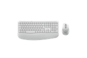 Tastatur - Logitech Signature Comfort Plus Combo MK880 (Off-White) - Tastatur & Mus sæt - Amerikansk engelsk - Hvid - 920-014033