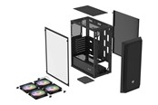 Kabinet - Natec Fury SHOBO SH8F ARGB - Kabinet - Tower - Sort - NFO-2402