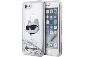 Mobil - Covers & Cases - Karl Lagerfeld KLHCI8LNHCCS iPhone 7/8/ SE 2020/2022 silver/silver hardcase Glitter Choupette Head - 3666339118853