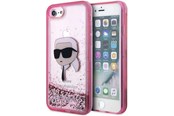 Mobil - Covers & Cases - Karl Lagerfeld KLHCI8LNKHCP iPhone 7/8/ SE 2020/2022 pink/pink hardcase Glitter Karl Head - 3666339118877