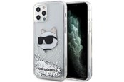 Mobil - Covers & Cases - Karl Lagerfeld KLHCP12MLNHCCS iPhone 12/ 12 Pro 6.1" silver/silver hardcase Glitter Choupette Head - 3666339119058