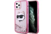 Mobil - Covers & Cases - Karl Lagerfeld KLHCP12MLNCHCP iPhone 12/ 12 Pro 6.1" pink/pink hardcase Glitter Choupette Head - 3666339119065