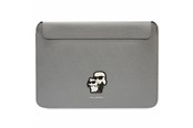 Tasker - Karl Lagerfeld Saffiano Karl&Choupette case for a 16" laptop - silver - 3666339126667
