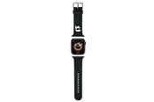 Smartwatch - Tilbehør - Karl Lagerfeld 3D Rubber Karl Head strap for Apple Watch 42/44/45/49mm - black - 3666339127381