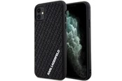 Mobil - Covers & Cases - Karl Lagerfeld KLHCN613DMKRLK iPhone 11 / Xr 6.1" black/black hardcase 3D Rubber Multi Logo - 3666339164232