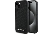 Mobil - Covers & Cases - Karl Lagerfeld Quilted K Pattern case for iPhone 15 Plus / 14 Plus - black - 3666339165048