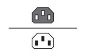 Strømkabel (intern) - Nutanix - power cable - IEC 60320 C14 to power IEC 60320 C13 - 1.22 m - U-CBL-PWR-B-CM
