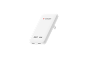Mobil - Adaptere & Opladere - Verbatim Essentials Slim GaN Wall Charger 65W - White - 30281