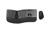 Tastatur - Conceptronic ORAZIO02US ERGO - Tastatur & Mus sæt - Universal - Sort - ORAZIO02US