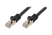 Netværkskabel - SCONN Shiverpeaks BASIC-S patch cable - 15 m - black - Sort - BS75525-S