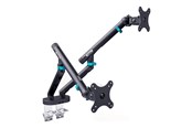 Vægbeslag, AV-Beslag & AV-Møbler - DIGITUS mounting kit - for 2 curved / flat panels - 2 x 10 kg - black - Max 20 kg - recommended for 35 " - DA-90471