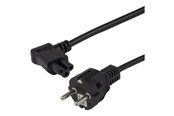 Strømkabel (intern) - Deltaco - power cable - power CEE 7/7 to IEC 60320 C5 - 1 m - DEL-120-1