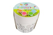 Kreativt Legetøj - Creative Craft Group Paint-Your-Own Flowerpot - incl. 4 Paint Colors & 1 Brush - 620017
