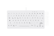 Tastatur - Contour Active Key QuickClean AK-C4112F - keyboard - medical hygienic design mini - QWERTY - Pan Nordic - white Input Device - Tastatur - Nordisk - Hvid - AK-C4112F-U1-W/NOR
