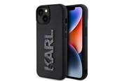 Mobil - Covers & Cases - Karl Lagerfeld 3D Rubber Glitter Logo case for iPhone 15 - black - 3666339166595